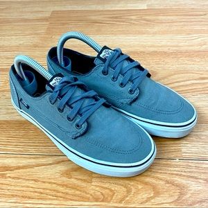 Vans Lo Top Lace up Men’s 6.5 Women’s 8 Gray EUC